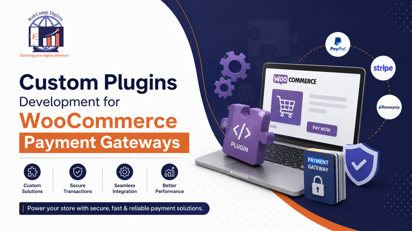 Custom Plugins Development for WooCommerce Payment Gateways